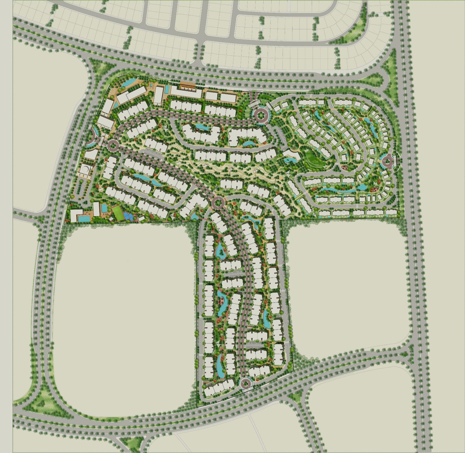 المخطط العام لكمبوند تييرا